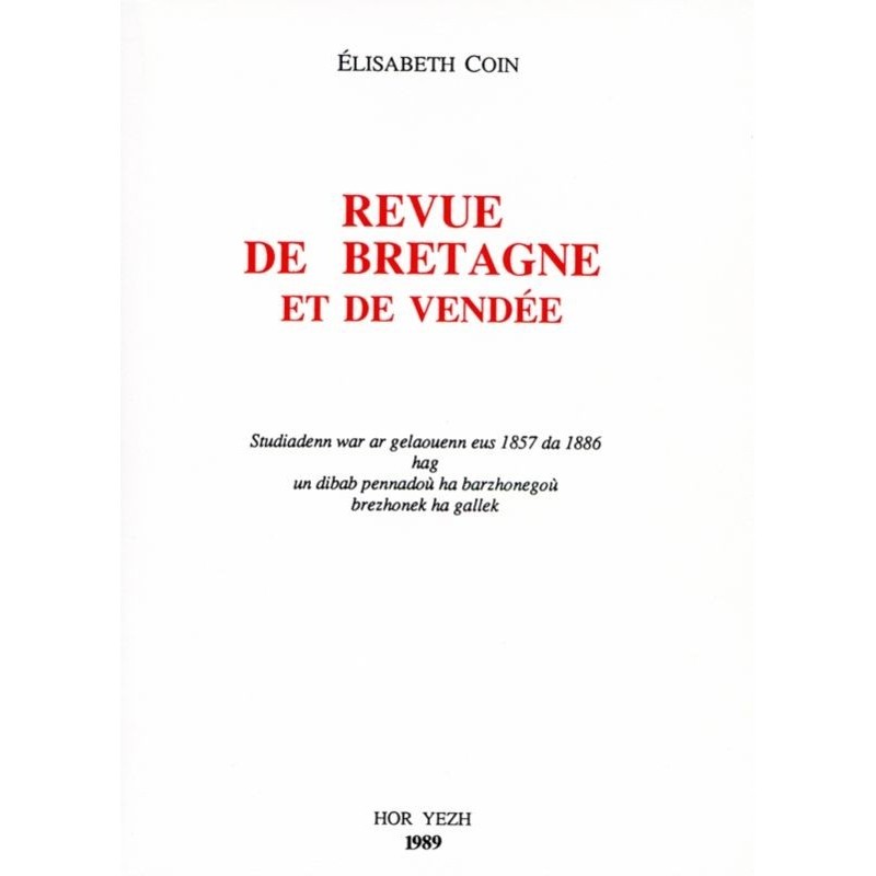 Revue de Bretagne et de Vendée