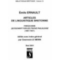 Articles de linguistique bretonne