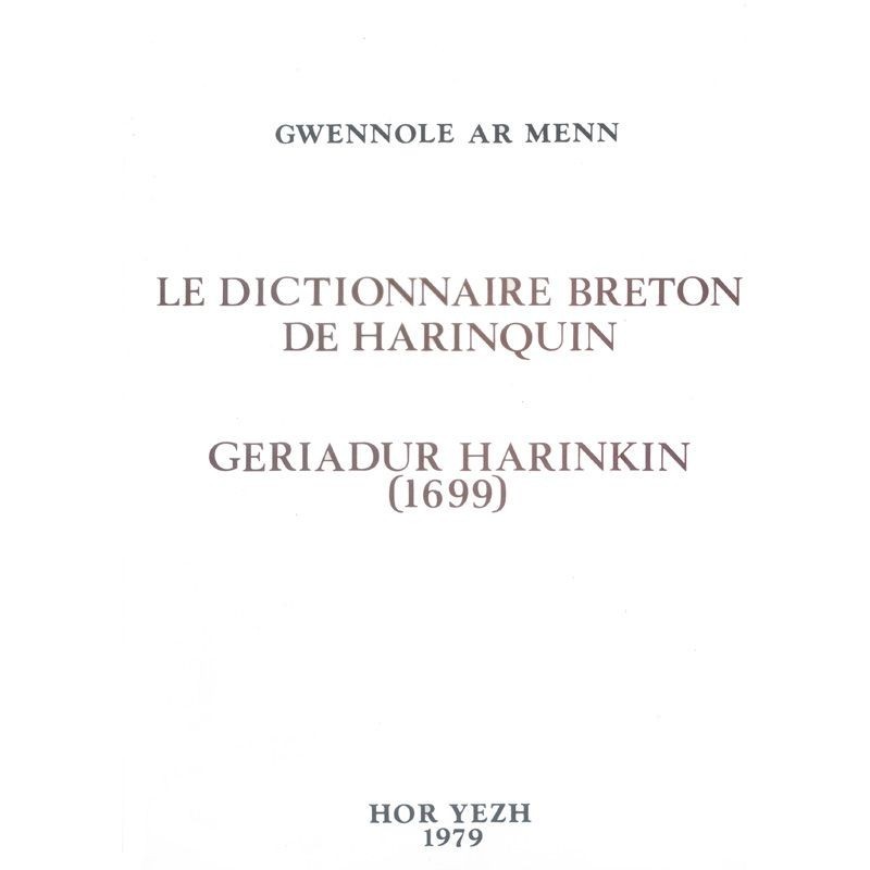Geriadur Harinquin (1699)