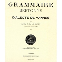 Grammaire bretonne du dialecte de Vannes